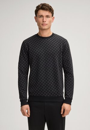 THEO - Felpa - schwarz gemustert
