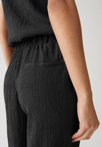 OPUS MID RISE CROPPED WIDE FIT CRASH - Jumpsuit - black