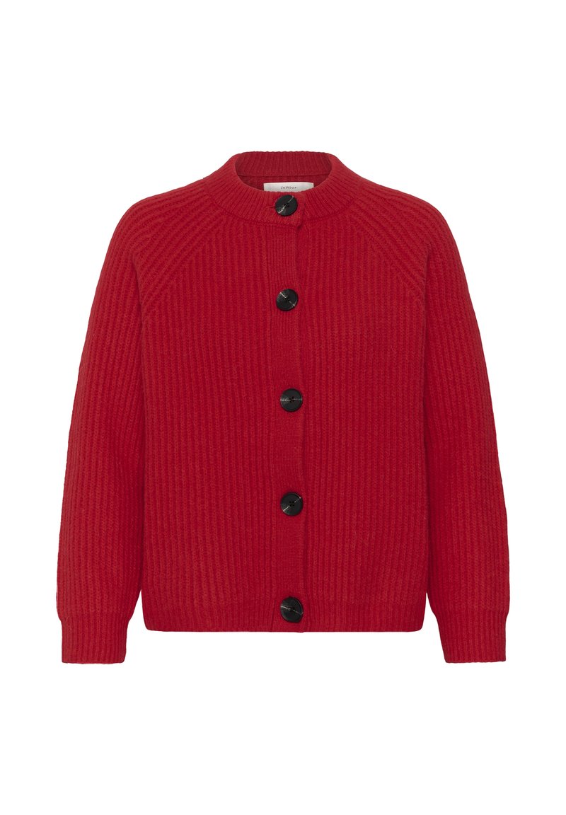 InWear PRISKAIW CARDIGAN - Cardigan - hot lips/red - Zalando