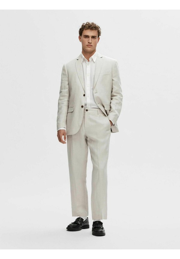 REGULAR FIT  - Trousers - sand2