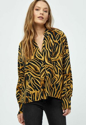 Desires DEDSFAITH V-NECK LONG SLEEVE BLOUSE - Pluus - p black print