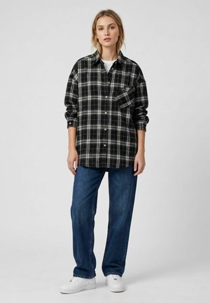 Opal Studio, OPAL STUDIO KAMMIE TARTAN SHIRT - Риза с копчета - black grey