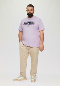 s.Oliver T-Shirt print - lavendel