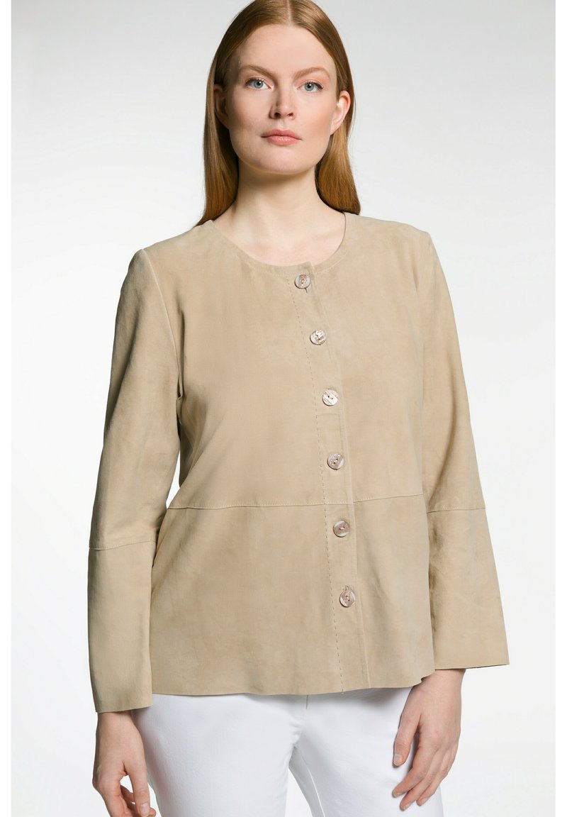 Ulla Popken Maglietta da Donna, Girocollo, Rilassata, Mezza Manica, Pistacchio, 48/50 IT