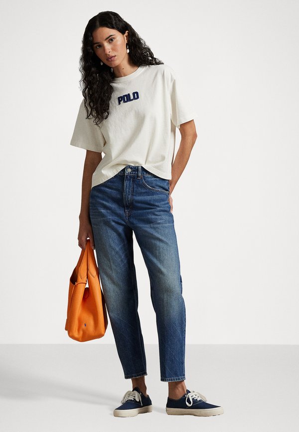 LOGO COTTON JERSEY CREWNECK TEE - Print T-shirt2