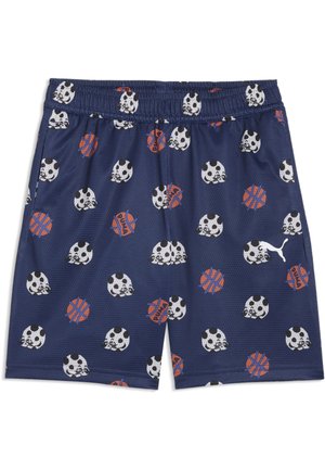 SPORTY CATS BEDRUCKTE - Pantalones deportivos - blue jewel