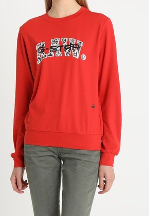Langærmet T-shirt - red