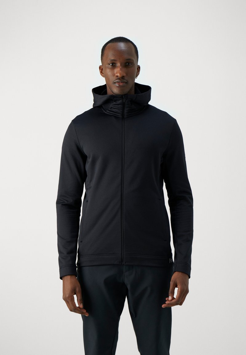 Peak Performance - RIDER TECH ZIP HOOD - Veste polaire - black, Agrandir