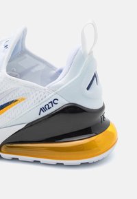 Nike Sportswear AIR MAX 270 GS UNISEX - Sneakers - white/university gold/deep royal blue/black