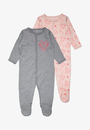 NBFMINNIE SANNY NIGHTSUIT BABY 2 PACK - Pyjamas - peachy keen