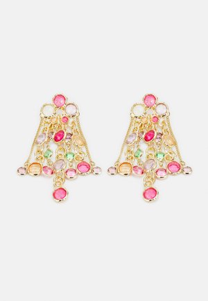 PCJINA EARRINGS BOX  - Earrings - gold coloured/multi-coloured