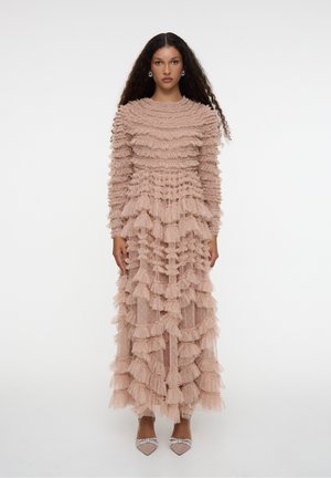 RUFFLE  - Maxiklänning - taupe blush