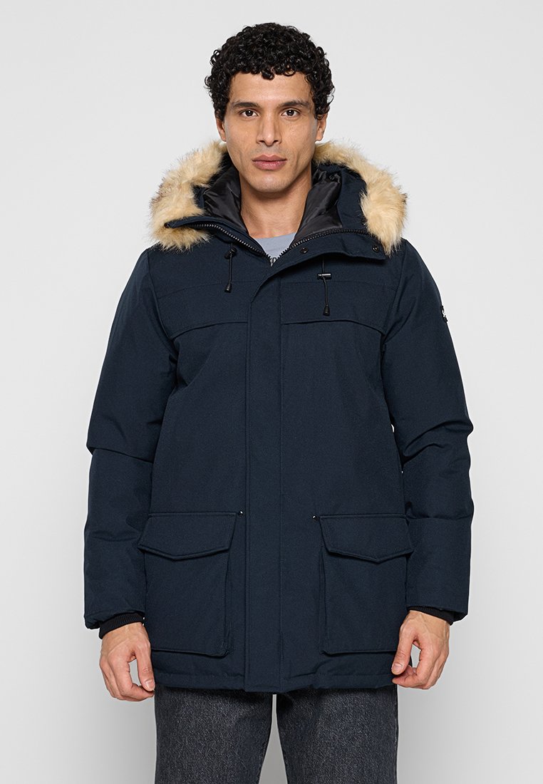 Schott Wintermantel donkerblauw Schott Wintermantel donkerblauw