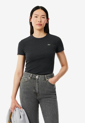 Lacoste, TF5538_3KE - Camiseta básica - gris-el