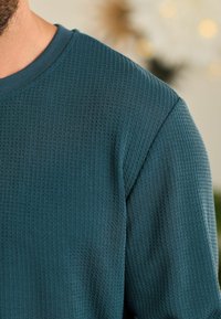 Next SOFT  LONG SLEEVE SET REGULAR FIT - Pidžame - teal blue