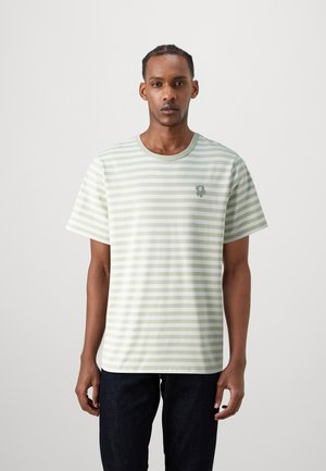 Marimekko TASARAITA UNISEX - T-Shirt basic - greyish green/off-white