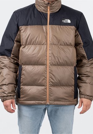 Abrigo de plumas - brown