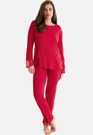 MANCHES LONGUES ROXANNE SET - Pyjama - rouge