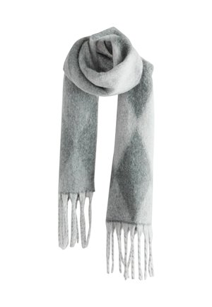 Sjal / Tørklæder - grey argyle