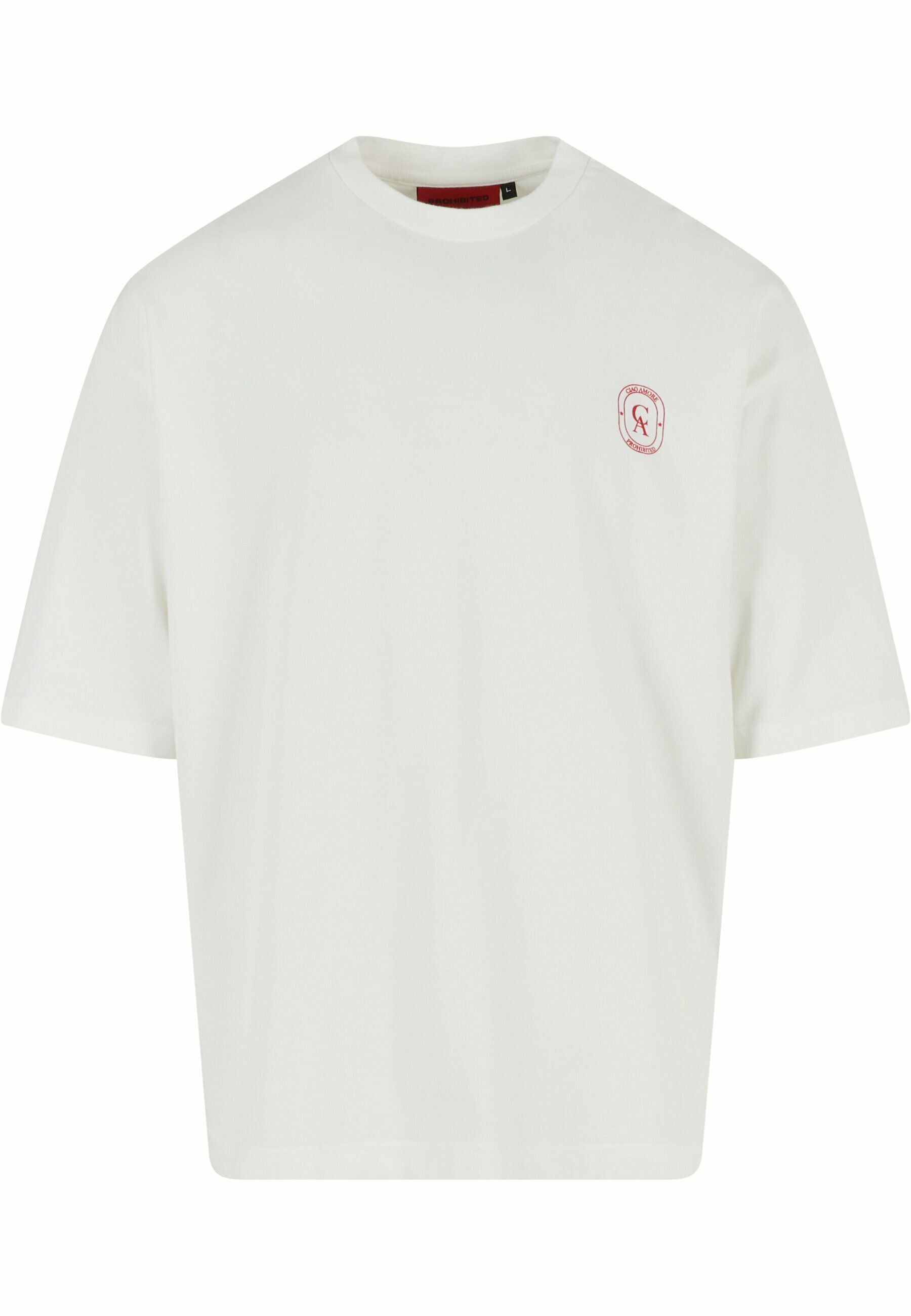 PROHIBITED Print T-shirt - white - Zalando.ie