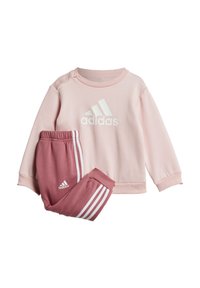 adidas Performance BADGE OF SPORT - Tuta - sandy pink/white