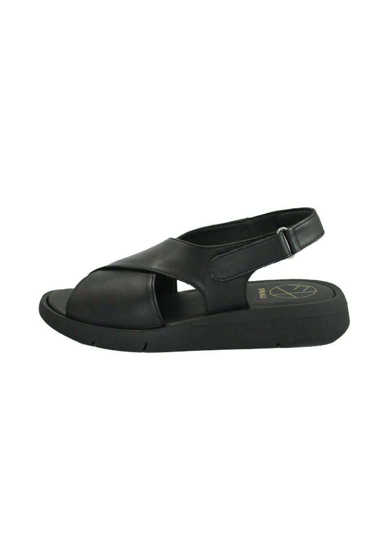 Frau Shoes INCROCIO STRAPPO COMFORT - Sandali - nero
