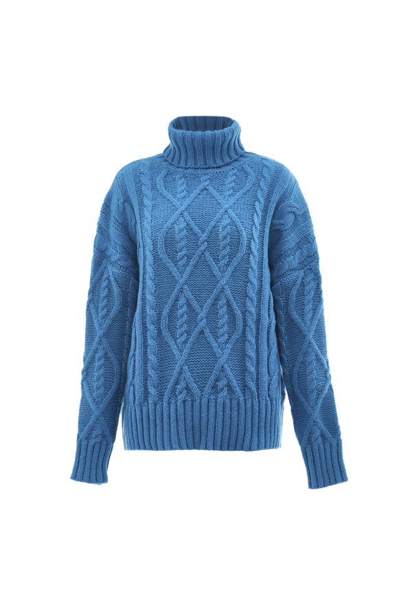 Strickpullover - türkis