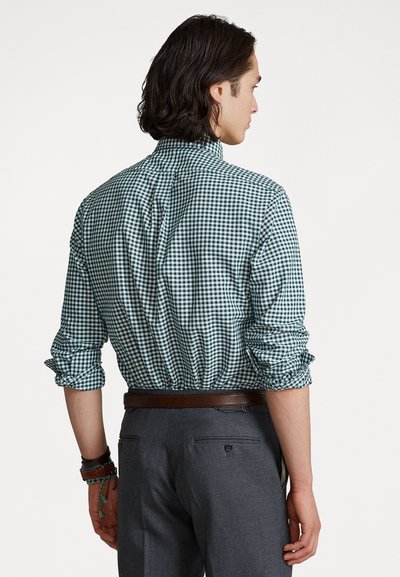 Polo Ralph Lauren GINGHAM OXFORD SHIRT - Krekls - pine/white