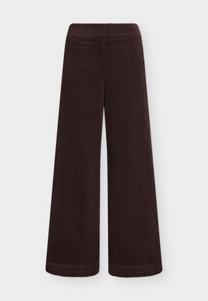 Marc O'Polo, WIDE LEG  - Wide leg - black cherry