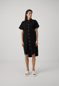 ONLY - ONLKARLA DRESS - Džinsinė suknelė - black denim Miniatiūros vaizdas 1