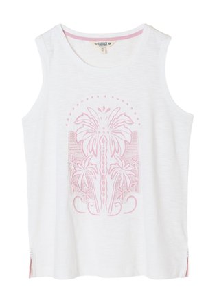 FatFace, REGULAR FIT - PALM TREE GRAPHIC TANK TOP . - Top - white