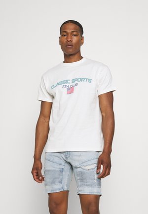 MENNACE CLASSIC SPORT - Triko s potiskem - white