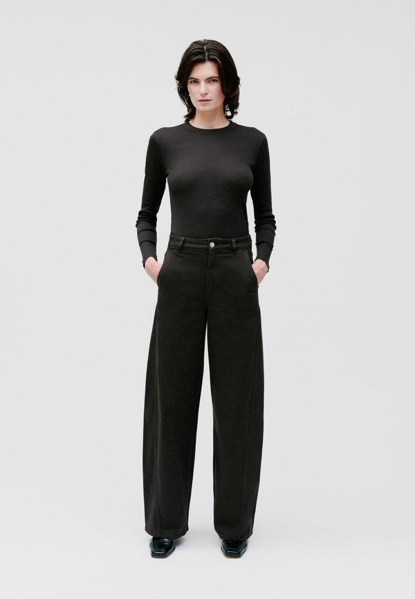 PHILA - Wide Leg - dunkelbraun