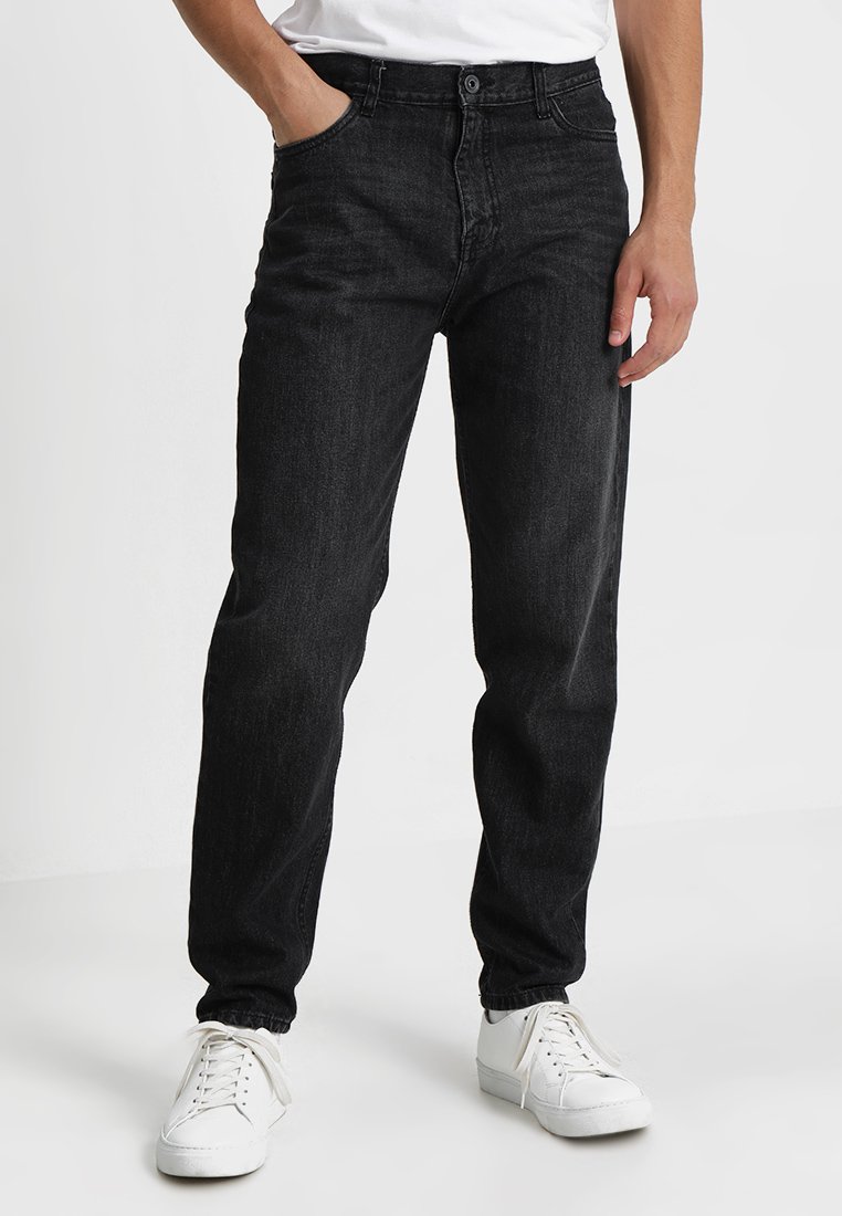 Urban Classics BAGGY PANTS Jeans relaxed fit black wash/svart denim