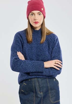 COL MONTANT - Pullover - twilight blue mélangé