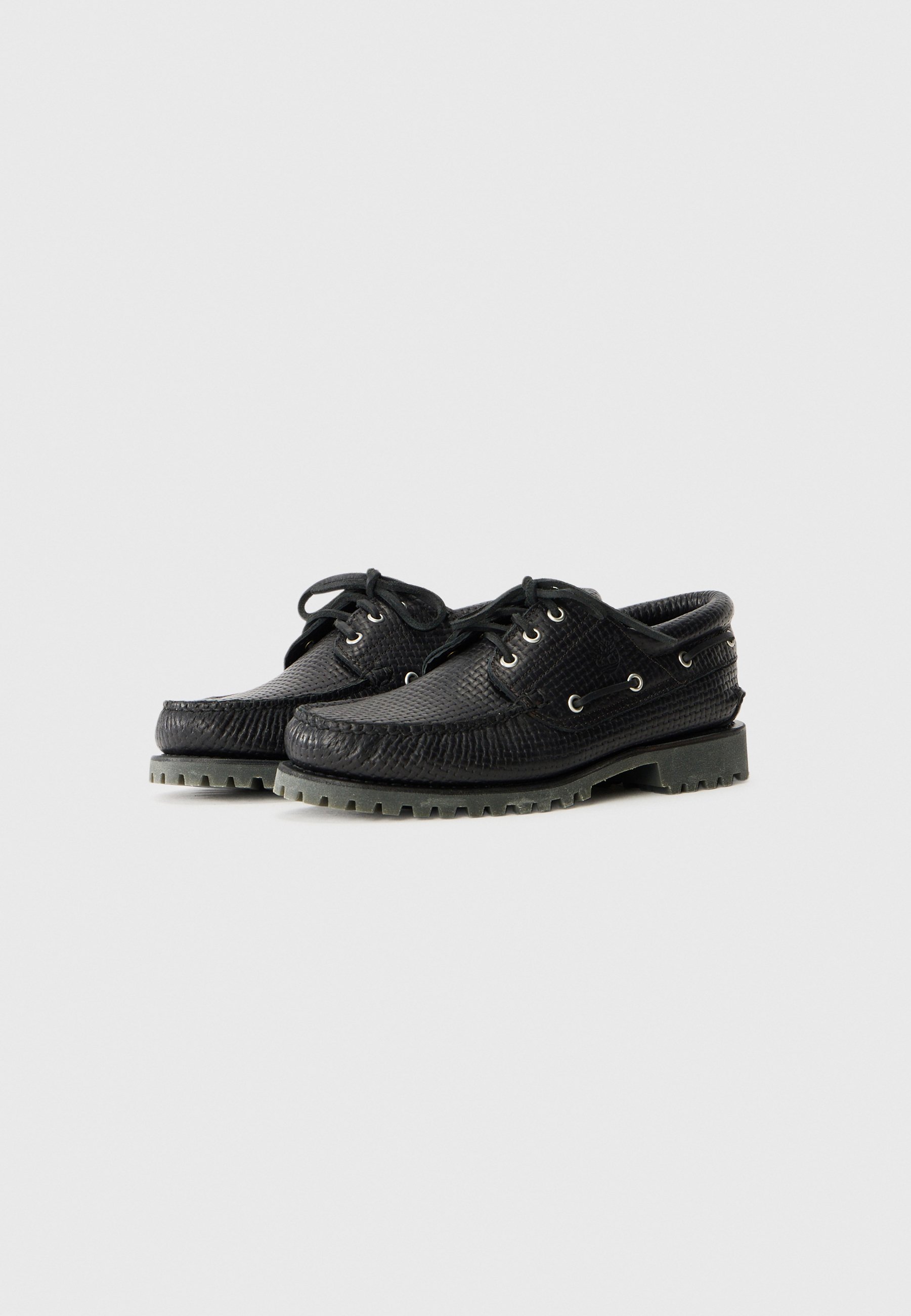 Timberland AUTHENTIC 3 EYE UNISEX - Boat shoes - black/dark brown