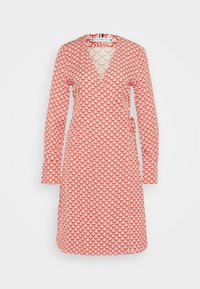 SEAL KNEE DRESS - Vardagsklänning - varsity seal/daring scarlet