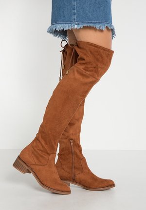 Botas mosqueteras - cognac
