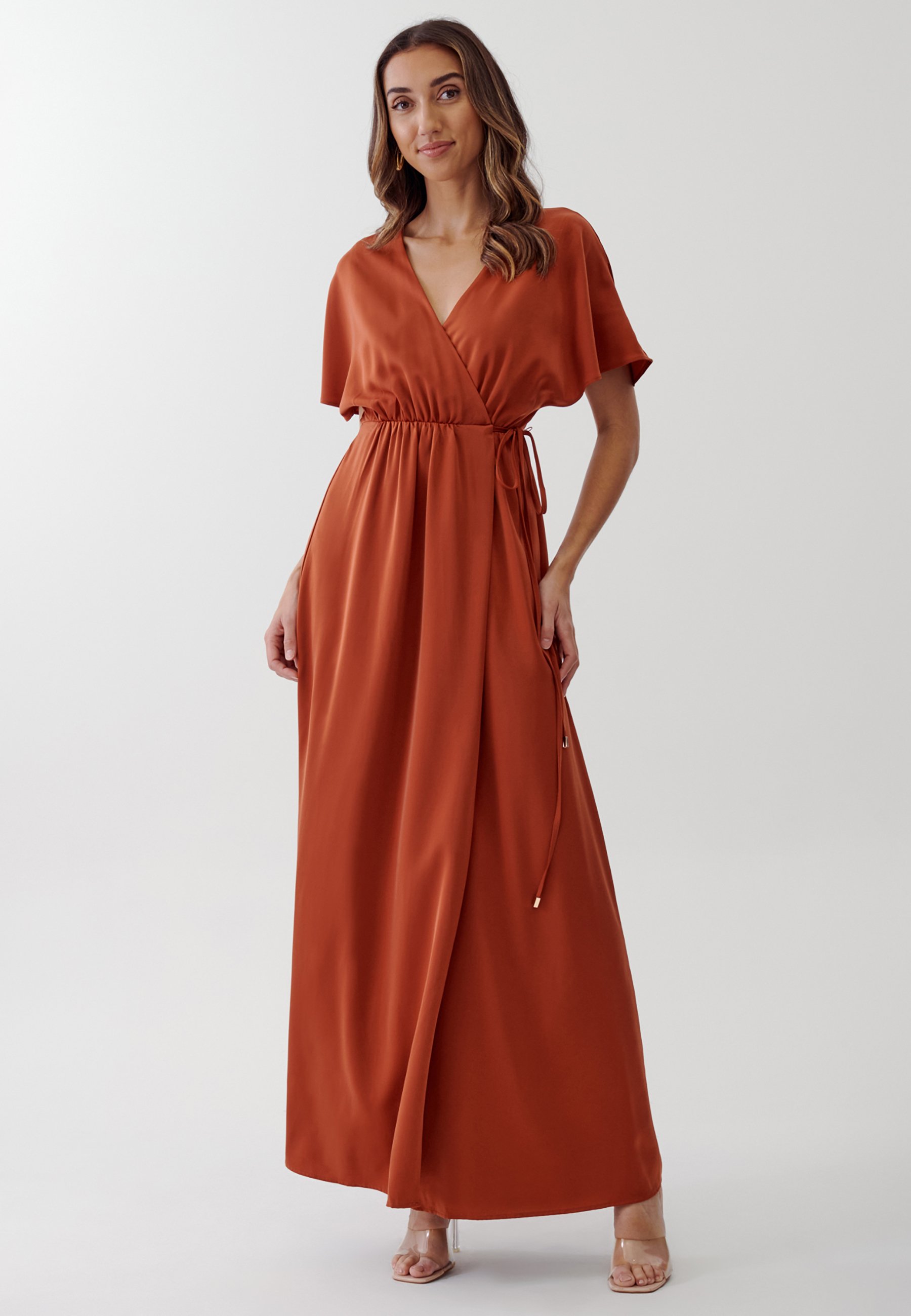 CHANCERY SAWYER - Maxi dress - copper/brown - Zalando
