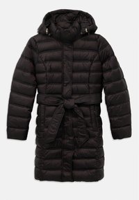 BELTED LONGLINE PACKABLE - Winter coat - chocolate