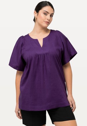 MÉLANGÉ LIGNE A À COL TUNISIEN  - Blouse - purple