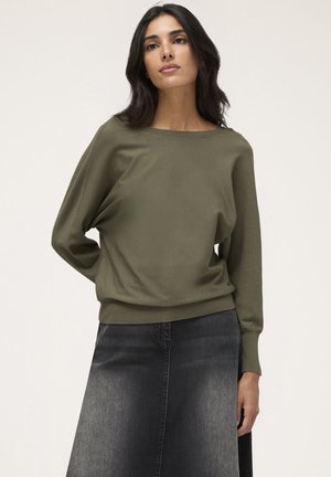 CON ABBOTTONATURA POSTERIORE - Cardigan - verde