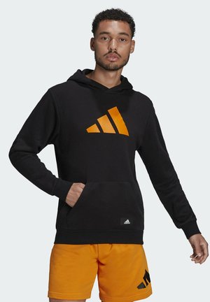 adidas Performance, Felpa con cappuccio - black
