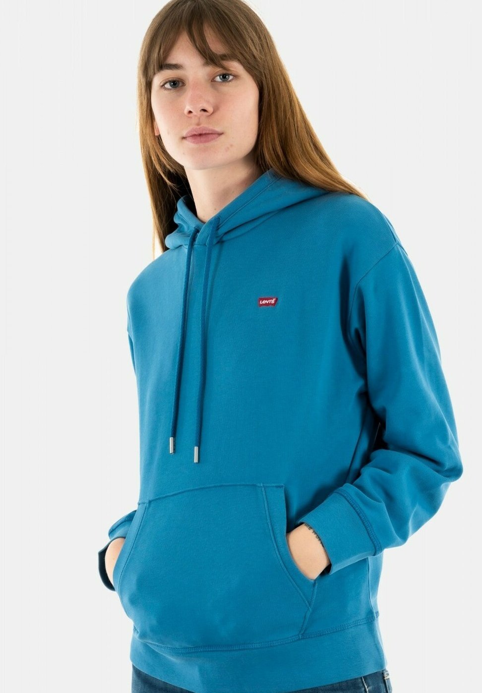 Gildan Felpa Con Cappuccio Uomo – Carolina Blue, Taglia M, Tasca A Marsupio, 50% Cotone 50% Poliestere, Peso 305 G/m²