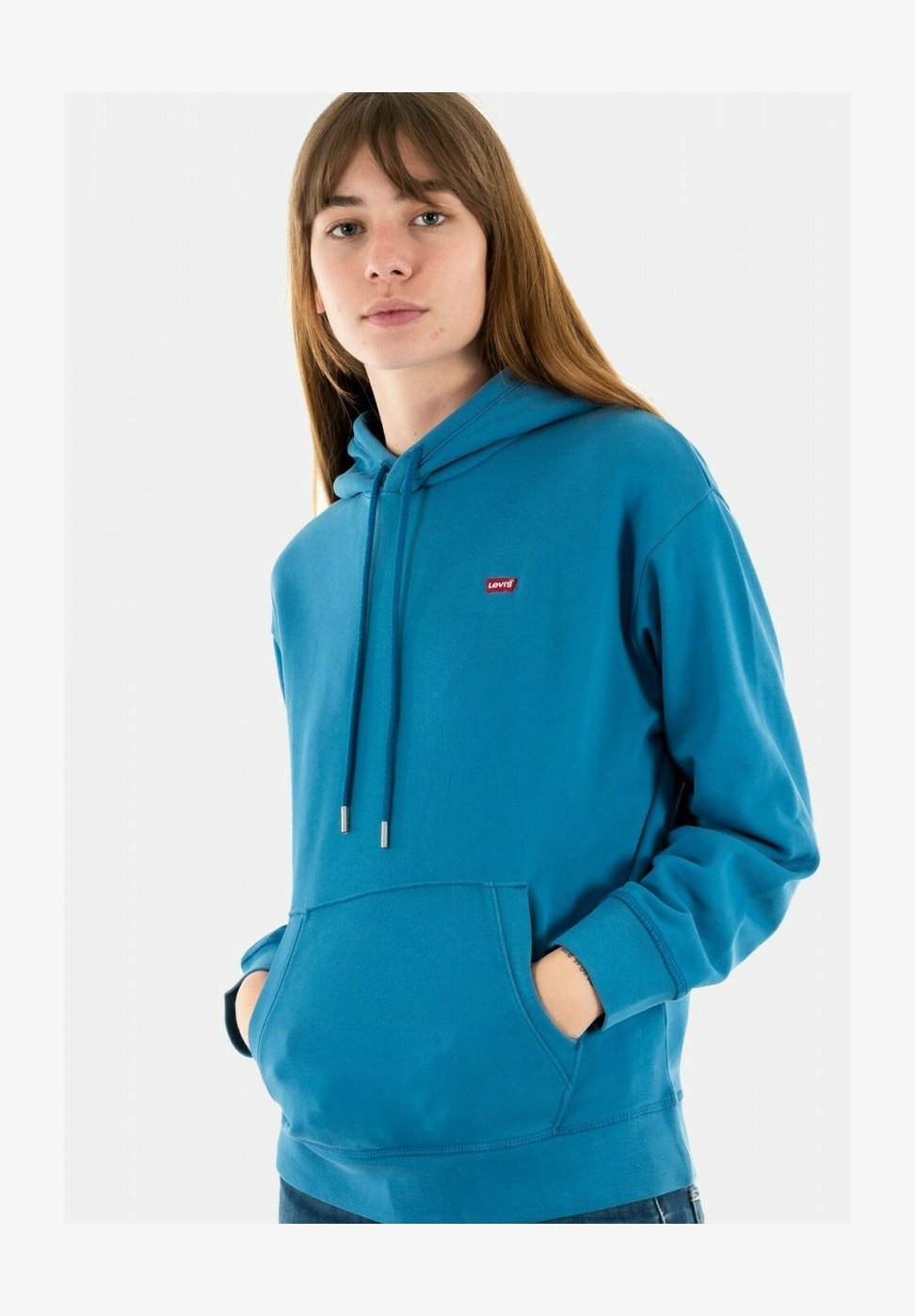 Gildan Felpa Con Cappuccio Uomo – Carolina Blue, Taglia M, Tasca A Marsupio, 50% Cotone 50% Poliestere, Peso 305 G/m²