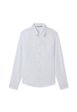 A MANICHE LUNGHE TINTA UNITA - Camicia - bianco ottico
