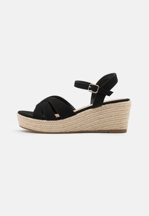 Anna Field Sandalen met plateauzool - black