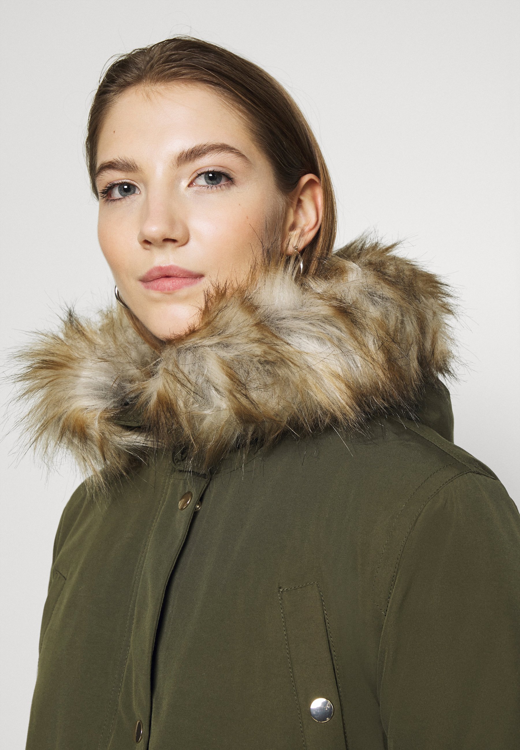 miss selfridge khaki parka