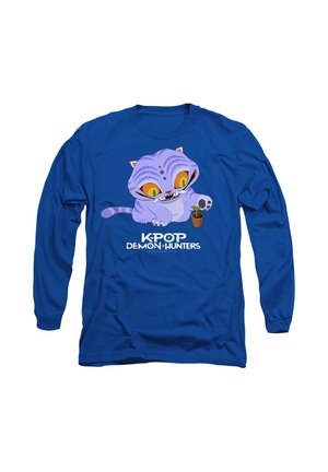 K-POP DEMON HUNTERS - CUTE DERPY TIGER CARTOON - Long sleeved top - royal blue