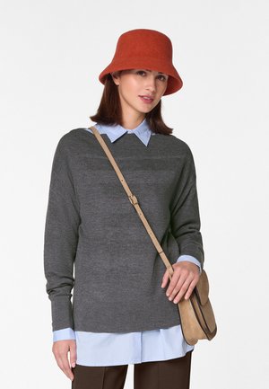 BOAT NECK  - Strickpullover - gris foncé